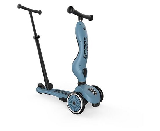 Самокат Scoot&Ride Highwaykick-1 Push and Go сіро-синій (SR-240527-STEEL), изображение 9 Самокат Scoot&Ride Highwaykick-1 Push and Go сіро-синій (SR-240527-STEEL), изображение 9