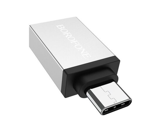 Переходник OTG USB 3.0 AF to USB-C BOROFONE (6957531090328), изображение 2 Переходник OTG USB 3.0 AF to USB-C BOROFONE (6957531090328), изображение 2