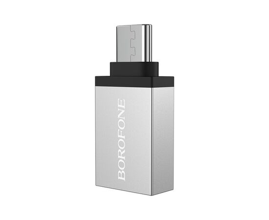 Переходник OTG USB 3.0 AF to USB-C BOROFONE (6957531090328), изображение 3 Переходник OTG USB 3.0 AF to USB-C BOROFONE (6957531090328), изображение 3