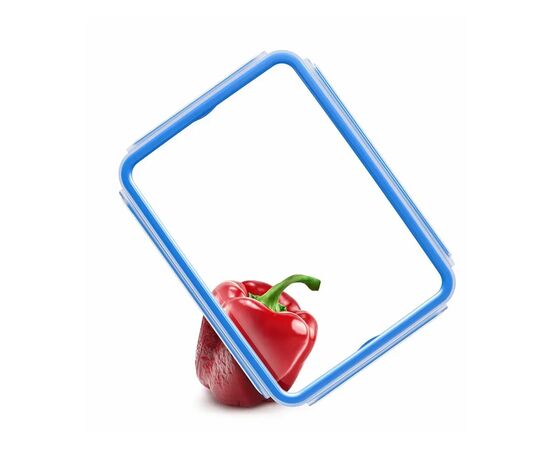 Харчовий контейнер Tefal Master Seal набір 5 шт, прозорий, синій (K3029012), зображення 3 Харчовий контейнер Tefal Master Seal набір 5 шт, прозорий, синій (K3029012), зображення 3