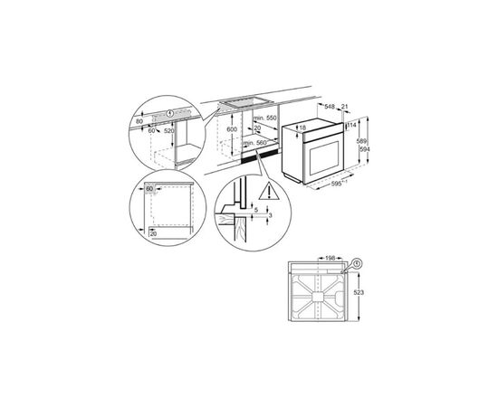 Духовой шкаф Electrolux EOA5220FOV, изображение 6 Духовой шкаф Electrolux EOA5220FOV, изображение 6