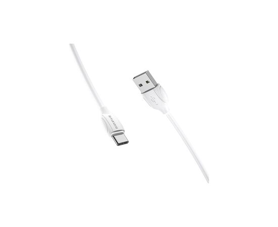 Дата кабель USB 2.0 AM to USB-C 1.0m 3A white BOROFONE (6931474701800)