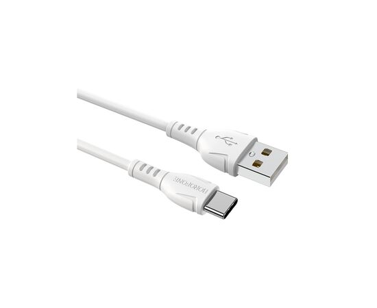 Дата кабель USB 2.0 AM to Micro 5P 1.0m 2.4A black BOROFONE (6931474743916), изображение 2 Дата кабель USB 2.0 AM to Micro 5P 1.0m 2.4A black BOROFONE (6931474743916), изображение 2