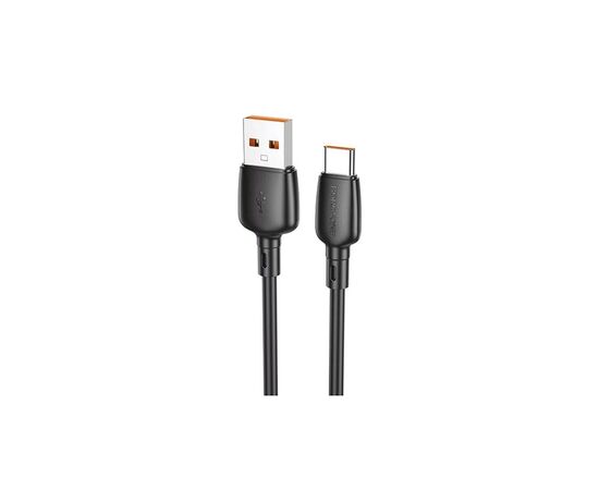 Дата кабель USB 2.0 AM to USB-C 100W black BOROFONE (6941991103179)