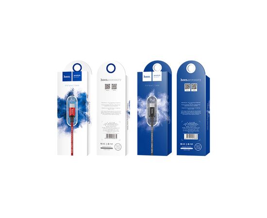 Дата кабель USB 2.0 AM to USB-C 1.0m 3A nylon black HOCO (6957531062868), изображение 3 Дата кабель USB 2.0 AM to USB-C 1.0m 3A nylon black HOCO (6957531062868), изображение 3