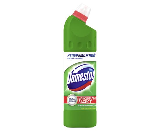 Жидкость для чистки ванн Domestos Максимальная Защита Хвойная свежесть 24 часа 750 мл (8720181679056)