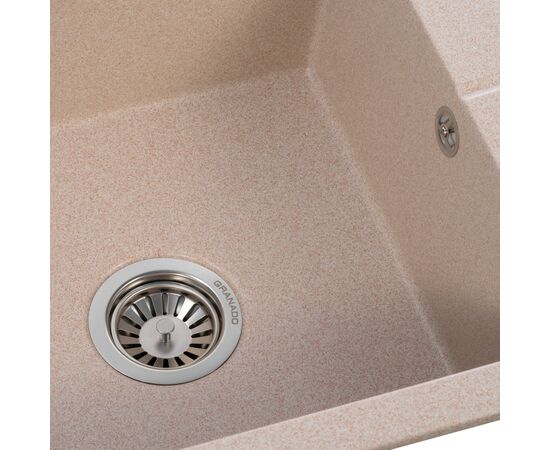 Мойка кухонная GRANADO NAVIA avena з сифоном (775*495mm.) (gr3802), изображение 5