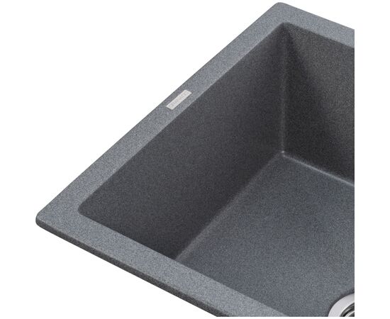 Мойка кухонная GRANADO NAVIA grafito з сифоном (775*495mm.) (gr3809), изображение 3 Мойка кухонная GRANADO NAVIA grafito з сифоном (775*495mm.) (gr3809), изображение 3