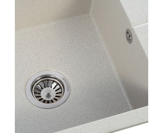 Мойка кухонная GRANADO NAVIA gris з сифоном (775*495mm.) (gr3808), изображение 5 Мойка кухонная GRANADO NAVIA gris з сифоном (775*495mm.) (gr3808), изображение 5