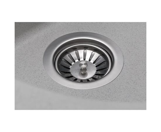 Мойка кухонная GRANADO RONDA gris з сифоном (470*490mm.) (gr2208), изображение 3 Мойка кухонная GRANADO RONDA gris з сифоном (470*490mm.) (gr2208), изображение 3