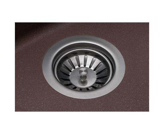 Мойка кухонная GRANADO RONDA marron з сифоном (470*490mm.) (gr2206), изображение 3