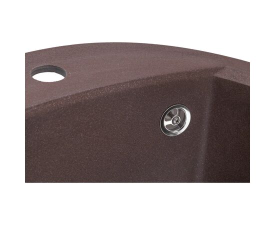 Мойка кухонная GRANADO RONDA marron з сифоном (470*490mm.) (gr2206), изображение 6