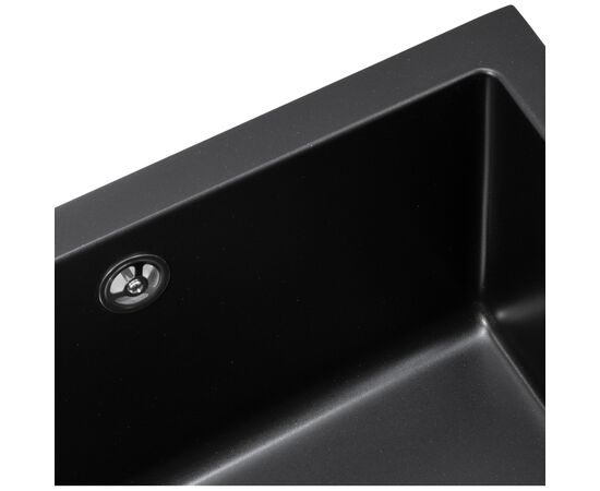 Мойка кухонная GRANADO Under top XL black shine (gr3701), изображение 4 Мойка кухонная GRANADO Under top XL black shine (gr3701), изображение 4