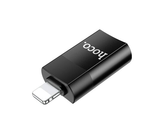 Переходник UA17 Lightning M to USB F USB2.0 no data transfer Black HOCO (6931474761989), изображение 5 Переходник UA17 Lightning M to USB F USB2.0 no data transfer Black HOCO (6931474761989), изображение 5