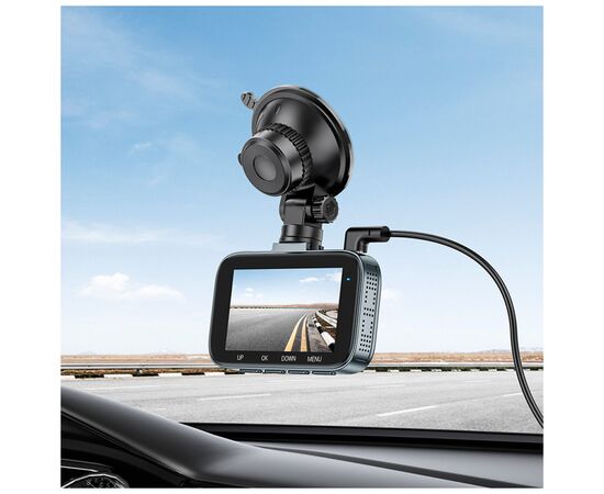 Видеорегистратор HOCO DV5 Driving recorder with 3-inch display (6942007619738), изображение 8 Видеорегистратор HOCO DV5 Driving recorder with 3-inch display (6942007619738), изображение 8