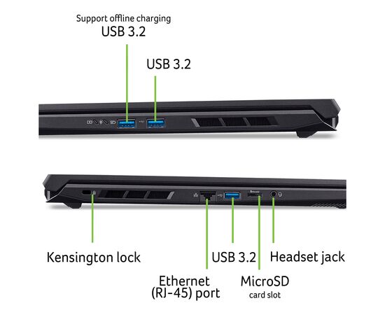 Ноутбук Acer Nitro V 17 AI ANV17-41-R7NT (NH.QYVEU.006), изображение 11 Ноутбук Acer Nitro V 17 AI ANV17-41-R7NT (NH.QYVEU.006), изображение 11
