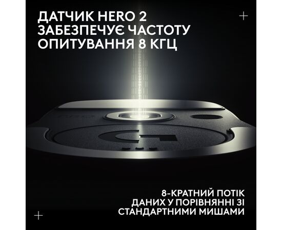 Мышка Logitech G Pro X Superlight 2 Lightspeed Wireless Black (910-006630), изображение 10 Мышка Logitech G Pro X Superlight 2 Lightspeed Wireless Black (910-006630), изображение 10