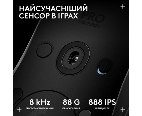 Мышка Logitech G Pro 2 Lightspeed Wireless White (910-007302), изображение 4 Мышка Logitech G Pro 2 Lightspeed Wireless White (910-007302), изображение 4