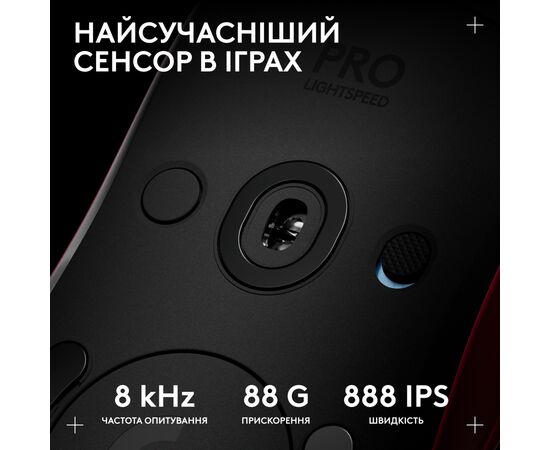 Мышка Logitech G Pro 2 Lightspeed Wireless Magenta (910-007309), изображение 4 Мышка Logitech G Pro 2 Lightspeed Wireless Magenta (910-007309), изображение 4