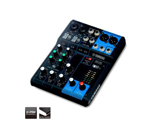 Микшерный пульт Yamaha MG06, изображение 2 Микшерный пульт Yamaha MG06, изображение 2