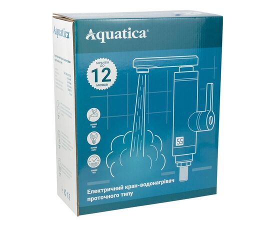 Проточный водонагреватель AQUATICA NZ 3.0кВт 0.4-5бар для кухн (9797133), изображение 3 Проточный водонагреватель AQUATICA NZ 3.0кВт 0.4-5бар для кухн (9797133), изображение 3