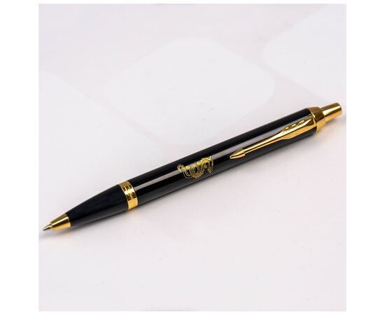 Ручка кулькова Parker IM 17 ZODIAC Black GT BP Дерев'яний Дракон (22032_Z302y), зображення 4 Ручка кулькова Parker IM 17 ZODIAC Black GT BP Дерев'яний Дракон (22032_Z302y), зображення 4