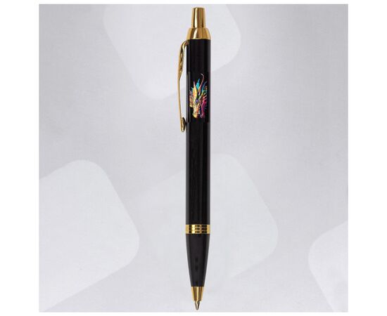 Ручка кулькова Parker IM 17 ZODIAC Black GT BP Яскравий Дракон (22032_Z3330u), зображення 2 Ручка кулькова Parker IM 17 ZODIAC Black GT BP Яскравий Дракон (22032_Z3330u), зображення 2