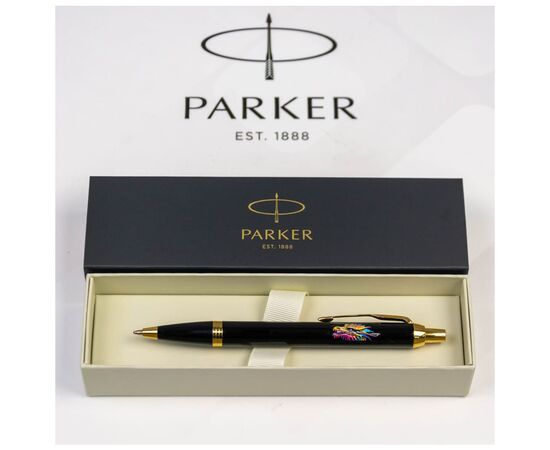 Ручка кулькова Parker IM 17 ZODIAC Black GT BP Яскравий Дракон (22032_Z3330u), зображення 7 Ручка кулькова Parker IM 17 ZODIAC Black GT BP Яскравий Дракон (22032_Z3330u), зображення 7