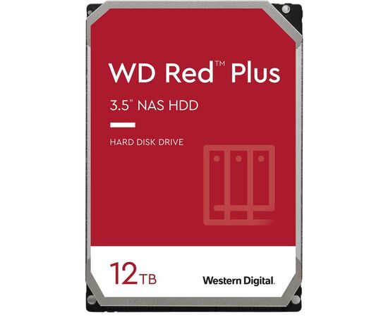 Жесткий диск 3.5" 12TB Red Plus WD (WD120EFGX), изображение 2 Жесткий диск 3.5" 12TB Red Plus WD (WD120EFGX), изображение 2