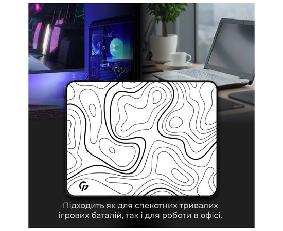 Коврик для мышки GamePro MP145AW White (MP145AW), изображение 5 Коврик для мышки GamePro MP145AW White (MP145AW), изображение 5