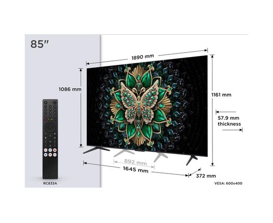 Телевизор TCL 85C6K, изображение 9 Телевизор TCL 85C6K, изображение 9