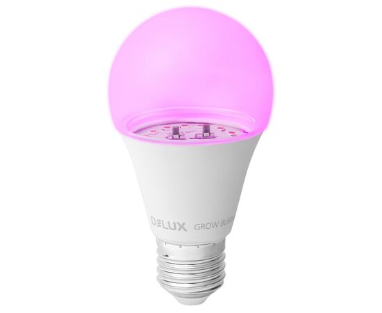 Лампочка Delux GROW BL 60N 11 Вт_230В E27 (90023253), изображение 2 Лампочка Delux GROW BL 60N 11 Вт_230В E27 (90023253), изображение 2