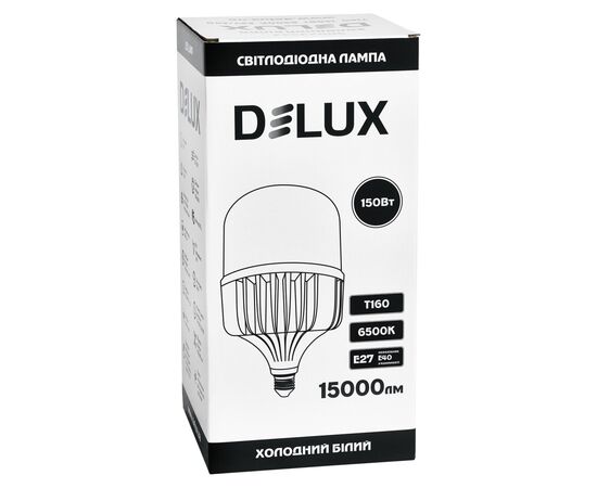 Лампочка Delux T160 150Вт Е27/E40 6500K 230В (90023332), зображення 2