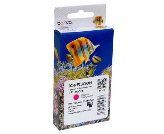 Картридж Barva Canon PFI-300M 4195C001 785с magenta (IC-PFI300M)