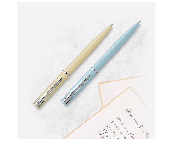 Ручка кулькова Waterman ALLURE Pastel Blue CT BP (23 315), зображення 4 Ручка кулькова Waterman ALLURE Pastel Blue CT BP (23 315), зображення 4