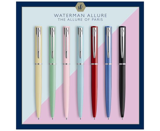 Ручка кулькова Waterman ALLURE Pastel Green CT BP (23 317), зображення 5 Ручка кулькова Waterman ALLURE Pastel Green CT BP (23 317), зображення 5