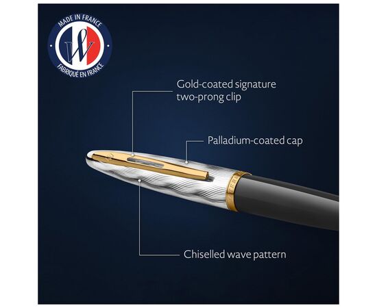Ручка кулькова Waterman CARENE Reflections Of Paris GT BP (21 207), зображення 4 Ручка кулькова Waterman CARENE Reflections Of Paris GT BP (21 207), зображення 4
