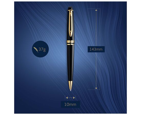 Ручка шариковая Waterman EXPERT Black GT BP + чехол + подар.упаковка GIFT24 (20 021b24), изображение 3 Ручка шариковая Waterman EXPERT Black GT BP + чехол + подар.упаковка GIFT24 (20 021b24), изображение 3