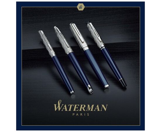 Ручка кулькова Waterman EXPERT LEssence du Bleu PT BP (20 050), зображення 6 Ручка кулькова Waterman EXPERT LEssence du Bleu PT BP (20 050), зображення 6