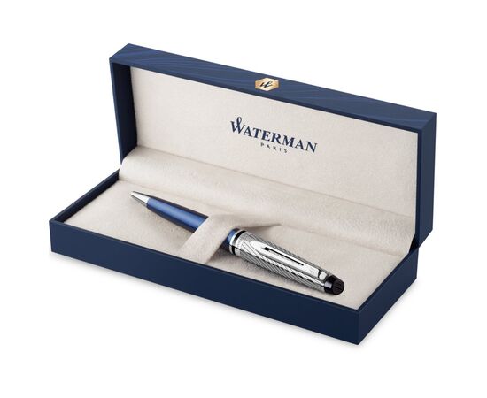 Ручка кулькова Waterman EXPERT Deluxe Metallic Blue CT BP (20 051), зображення 4 Ручка кулькова Waterman EXPERT Deluxe Metallic Blue CT BP (20 051), зображення 4