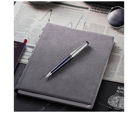 Ручка кулькова Waterman EXPERT Deluxe Metallic Stone Grey CT BP (20 052), зображення 5 Ручка кулькова Waterman EXPERT Deluxe Metallic Stone Grey CT BP (20 052), зображення 5