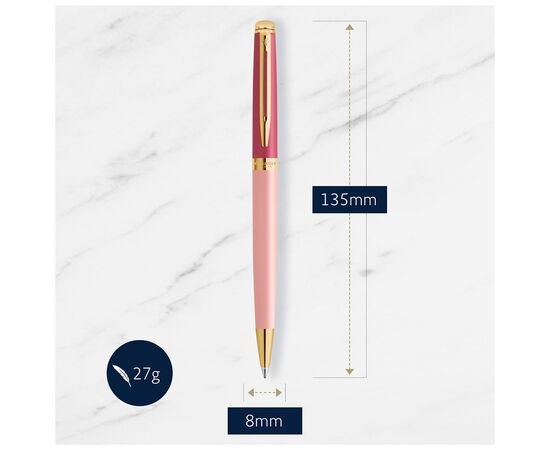 Ручка шариковая Waterman HEMISPHERE Colour Blocking Pink GT BP (22 581), изображение 5 Ручка шариковая Waterman HEMISPHERE Colour Blocking Pink GT BP (22 581), изображение 5