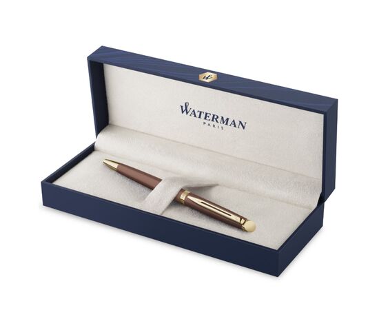 Ручка шариковая Waterman HEMISPHERE Metallic Copper Red GT BP (22 092), изображение 3 Ручка шариковая Waterman HEMISPHERE Metallic Copper Red GT BP (22 092), изображение 3