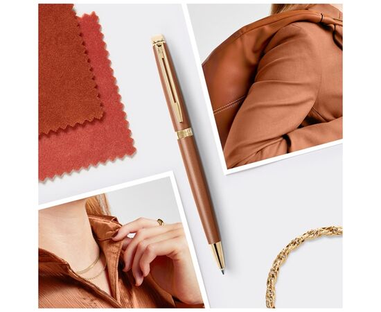 Ручка шариковая Waterman HEMISPHERE Metallic Copper Red GT BP (22 092), изображение 5 Ручка шариковая Waterman HEMISPHERE Metallic Copper Red GT BP (22 092), изображение 5