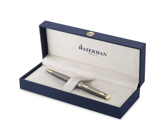 Ручка шариковая Waterman HEMISPHERE Metallic Stone Grey GT BP (22 091), изображение 3 Ручка шариковая Waterman HEMISPHERE Metallic Stone Grey GT BP (22 091), изображение 3