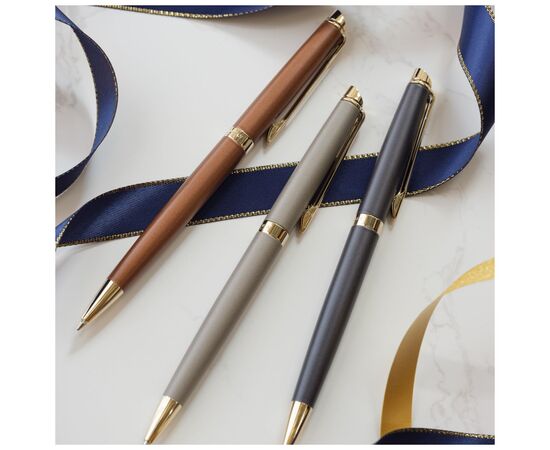 Ручка шариковая Waterman HEMISPHERE Metallic Stone Grey GT BP (22 091), изображение 5 Ручка шариковая Waterman HEMISPHERE Metallic Stone Grey GT BP (22 091), изображение 5