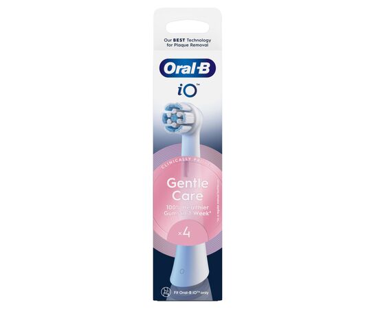 Насадка для зубной щетки Oral-B iO Gentle Care White 4ct (8700216199438), изображение 3 Насадка для зубной щетки Oral-B iO Gentle Care White 4ct (8700216199438), изображение 3