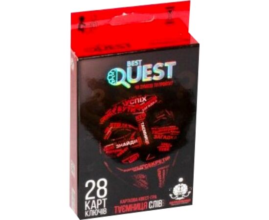 Настольная игра Danko Toys Best Quest. Тайны слов (укр.) (BQ-01-01U)