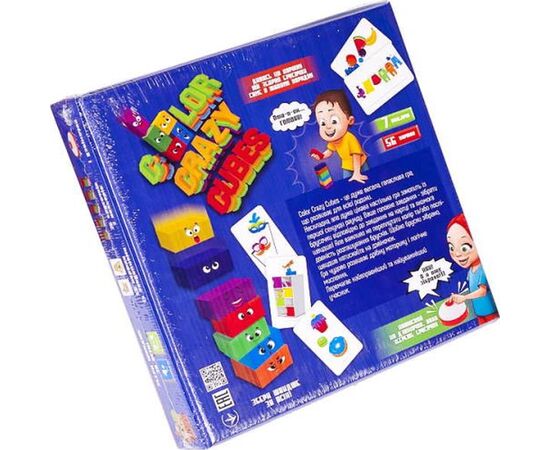 Настольная игра Danko Toys Color Crazy Cubes (укр.) (CCC-02-01U), изображение 3 Настольная игра Danko Toys Color Crazy Cubes (укр.) (CCC-02-01U), изображение 3