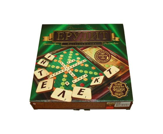 Настільна гра Danko Toys Ерудит Premium series (Erudite Premium series) (укр - рос.) (G-ER-U-01), зображення 2 Настільна гра Danko Toys Ерудит Premium series (Erudite Premium series) (укр - рос.) (G-ER-U-01), зображення 2